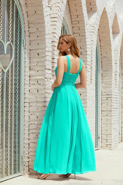 Halter Bridesmaid Dresses Formal Cocktail Prom Gown 28015