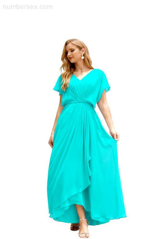 Robe de soirée longue Baoleely pour mère de la mariée, grande taille, col en V, longueur au sol, pour invitée de mariage, 28020