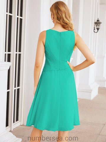 Sunnderly Mother of The Bride Dresses Prom Dress Casual Pleated Dress  SY28065