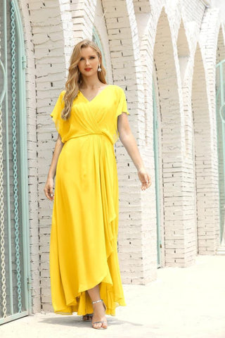 Robe de soirée longue Baoleely pour mère de la mariée, grande taille, col en V, longueur au sol, pour invitée de mariage, 28020