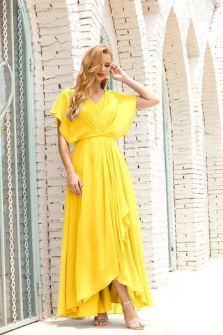 Robe de soirée longue Baoleely pour mère de la mariée, grande taille, col en V, longueur au sol, pour invitée de mariage, 28020