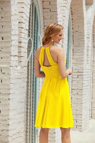 Vestidos de fiesta sin mangas, vestido formal de cóctel para graduación 28014 