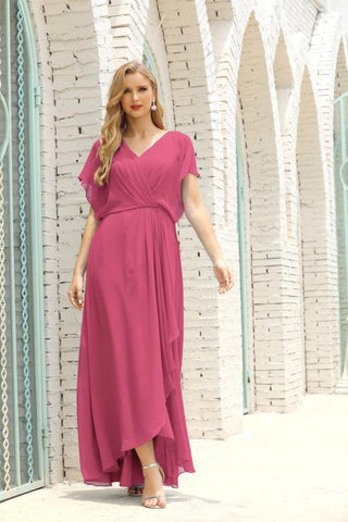 Robe de soirée longue Baoleely pour mère de la mariée, grande taille, col en V, longueur au sol, pour invitée de mariage, 28020