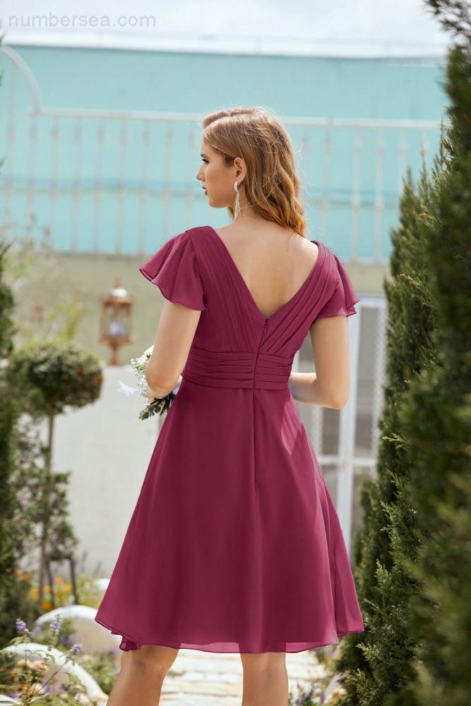 Knee Length Homecoming Dresses Formal Cocktail Prom Gown 28013