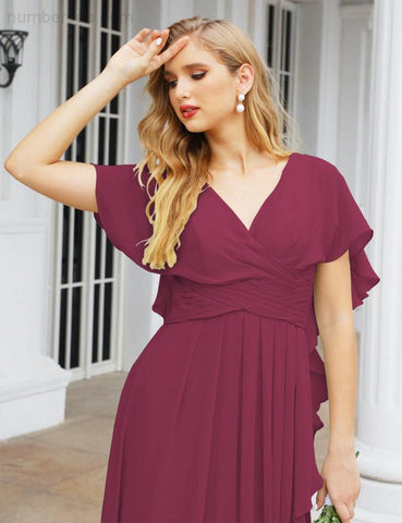 Baoleely Bridesmaid Dresses Backless Formal Prom Gowns for Evening Party Mother of The Bride Dress 28040