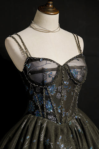 Vestidos de baile de tul con lentejuelas y cordones, corte en A, estilo gala, para fiesta de bienvenida 