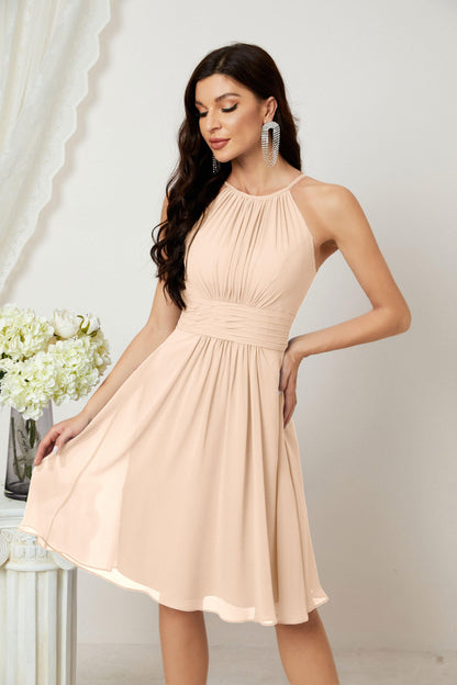 Halter Homecoming Dresses Formal Evening Party Cocktail Dress 28011