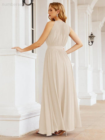 Robe de demoiselle d'honneur dos nu Baoleely, taille empire, robe de soirée formelle pour mère de la mariée 28030