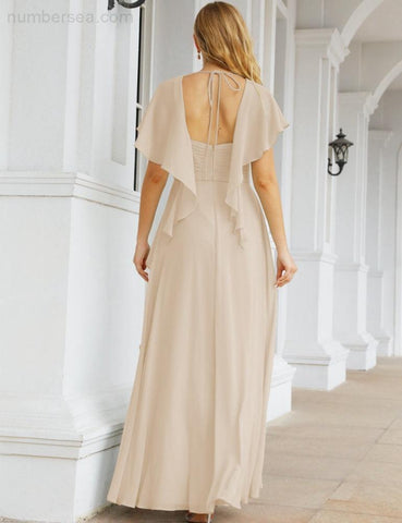 Baoleely Bridesmaid Dresses Backless Formal Prom Gowns for Evening Party Mother of The Bride Dress 28040