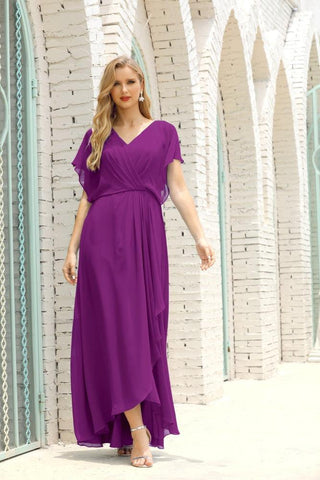 Robe de soirée longue Baoleely pour mère de la mariée, grande taille, col en V, longueur au sol, pour invitée de mariage, 28020