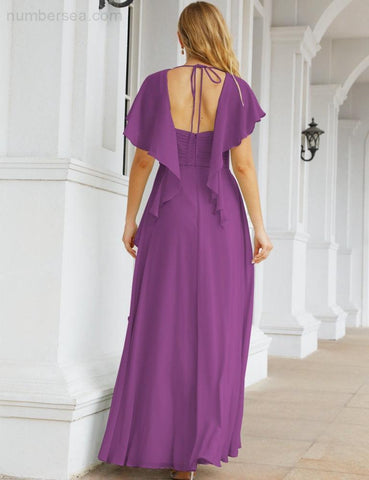 Baoleely Bridesmaid Dresses Backless Formal Prom Gowns for Evening Party Mother of The Bride Dress 28040