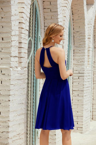 Vestidos de fiesta sin mangas, vestido formal de cóctel para graduación 28014 