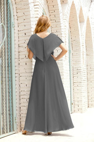 Robe de soirée longue Baoleely pour mère de la mariée, grande taille, col en V, longueur au sol, pour invitée de mariage, 28020