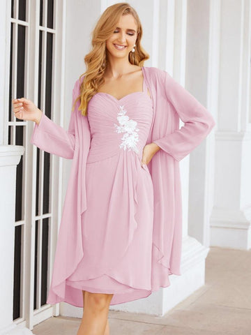 Sunnderly Mother of The Bride Groom Dresses Lace Appliques for Wedding Guest SY28066