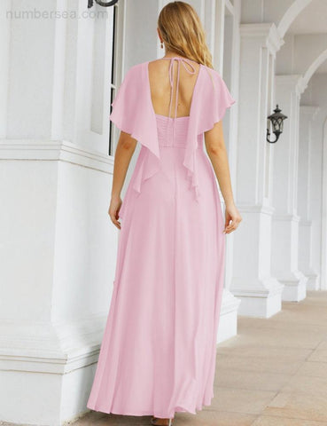 Baoleely Bridesmaid Dresses Backless Formal Prom Gowns for Evening Party Mother of The Bride Dress 28040