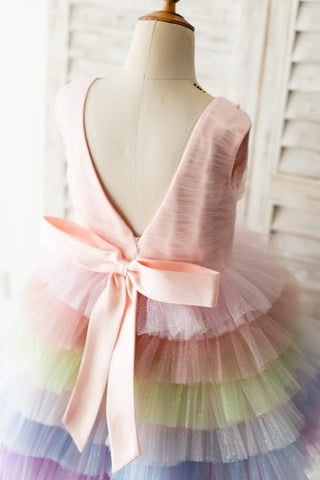 A-line Tulle Knee-length Dress (2003227679)