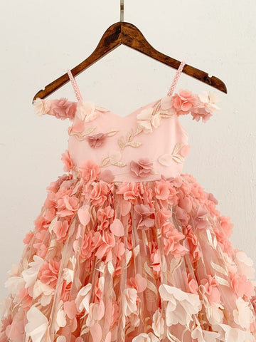 A-line Tulle Floor-length Dress (2003227607)