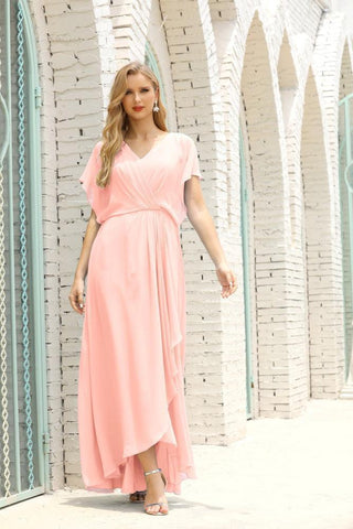 Robe de soirée longue Baoleely pour mère de la mariée, grande taille, col en V, longueur au sol, pour invitée de mariage, 28020