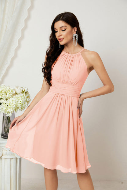 Halter Homecoming Dresses Formal Evening Party Cocktail Dress 28011