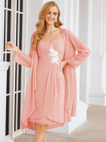 Sunnderly Mother of The Bride Groom Dresses Lace Appliques for Wedding Guest SY28066