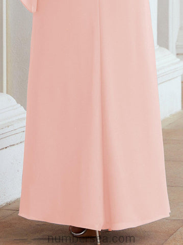 Vestido largo de fiesta formal Sunderly para la madre de la novia con capa de volantes SY28026