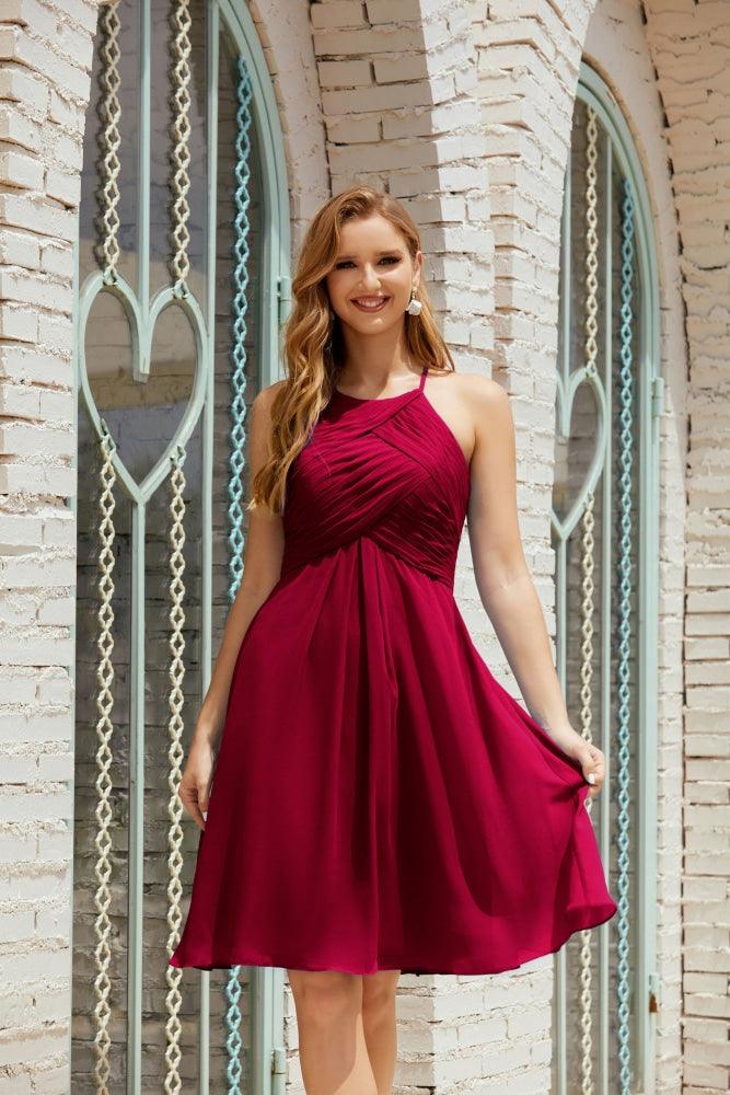 Sleeveless Homecoming Dresses Formal Cocktail Prom Gown 28014