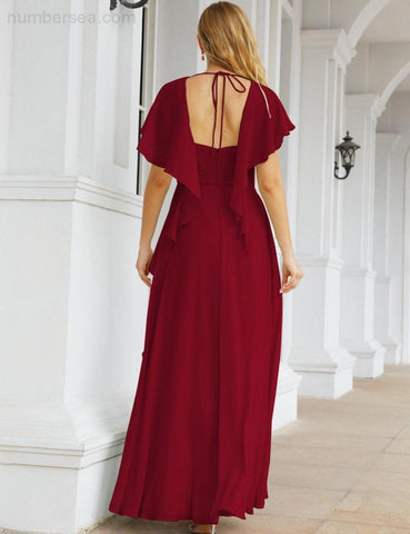 Baoleely Bridesmaid Dresses Backless Formal Prom Gowns for Evening Party Mother of The Bride Dress 28040