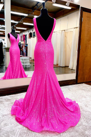 Hot Mermaid Prom Dress With Wateau Train