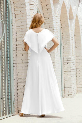 Robe de soirée longue Baoleely pour mère de la mariée, grande taille, col en V, longueur au sol, pour invitée de mariage, 28020
