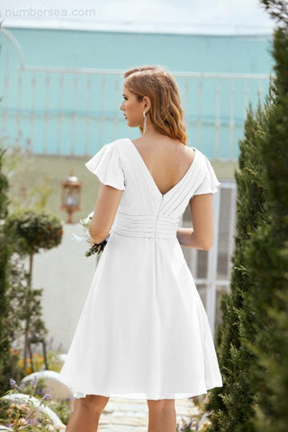 Vestidos de fiesta hasta la rodilla, vestido formal de cóctel para graduación 28013 