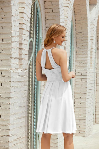 Vestidos de fiesta sin mangas, vestido formal de cóctel para graduación 28014 