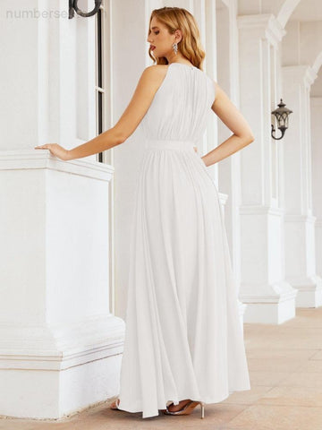 Robe de demoiselle d'honneur dos nu Baoleely, taille empire, robe de soirée formelle pour mère de la mariée 28030