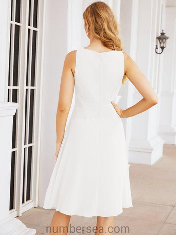 Sunnderly Mother of The Bride Dresses Prom Dress Casual Pleated Dress  SY28065