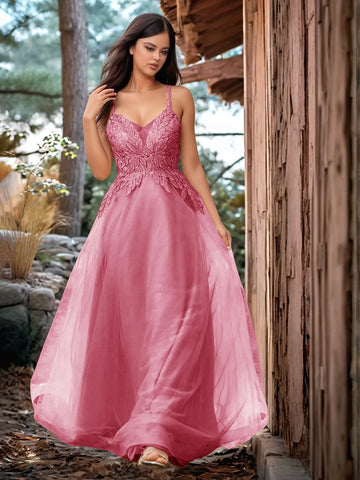 Pretty Hot Fix Sparkly Crystal Embroidery Prom Dress