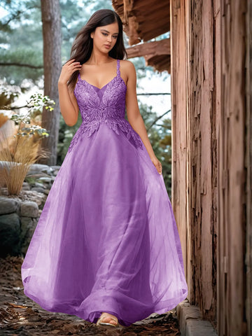 Pretty Hot Fix Sparkly Crystal Embroidery Prom Dress