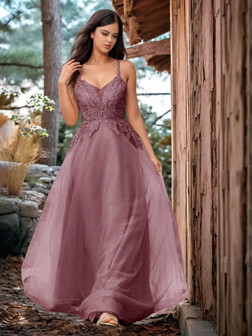 Pretty Hot Fix Sparkly Crystal Embroidery Prom Dress