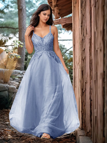 Pretty Hot Fix Sparkly Crystal Embroidery Prom Dress