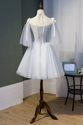 Vestidos de princesa de tul con apliques de encaje sin mangas, elegantes, estilo princesa, para baile de bienvenida 