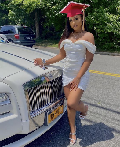 Vestido blanco de fiesta con hombros descubiertos, vestido blanco de graduación, vestido blanco de cóctel Y2009