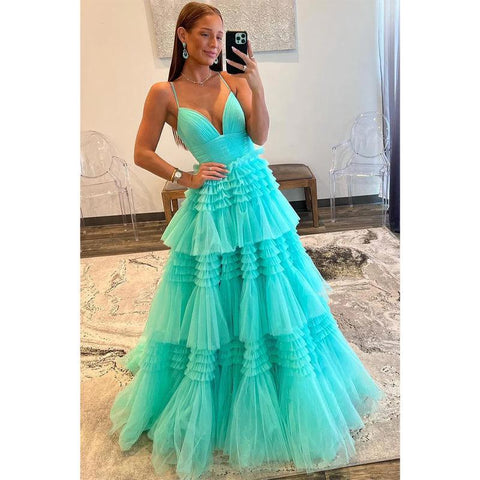 Vestido de fiesta con escote en V, tirantes finos y purpurina, vestido de noche 