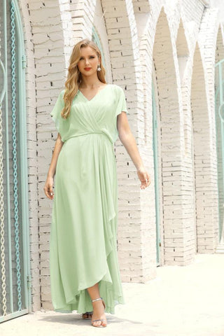 Robe de soirée longue Baoleely pour mère de la mariée, grande taille, col en V, longueur au sol, pour invitée de mariage, 28020