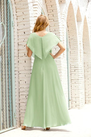 Robe de soirée longue Baoleely pour mère de la mariée, grande taille, col en V, longueur au sol, pour invitée de mariage, 28020