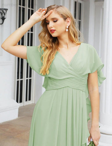 Baoleely Bridesmaid Dresses Backless Formal Prom Gowns for Evening Party Mother of The Bride Dress 28040