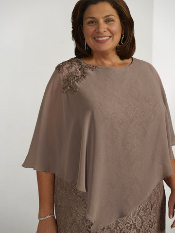 Vestidos de corte princesa/línea A para la madre de la novia con apliques y drapeados 