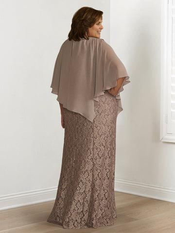 Vestidos de corte princesa/línea A para la madre de la novia con apliques y drapeados 