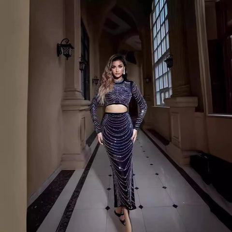 Designer Chic Strapless Prom Dress