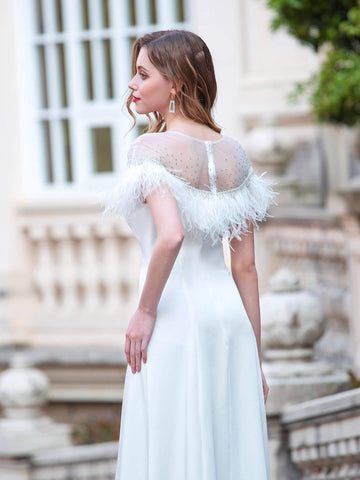 Sheath / Column  Fashion Formal Evening Dresses Sleeveless Floor Length Prom Dresses Party Dresses