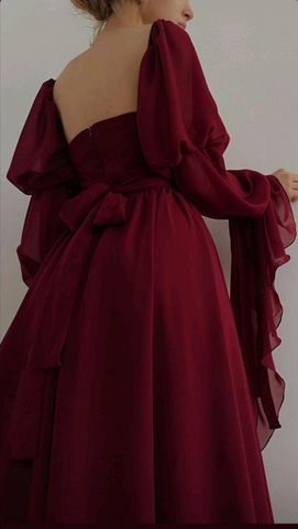 Magnifique robe de bal/soirée vintage romantique coupe trapèze Y2938