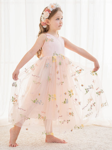 A-line Tulle Ankle-length Pink Dress (2003227599)