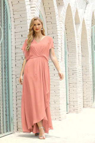 Robe de soirée longue Baoleely pour mère de la mariée, grande taille, col en V, longueur au sol, pour invitée de mariage, 28020